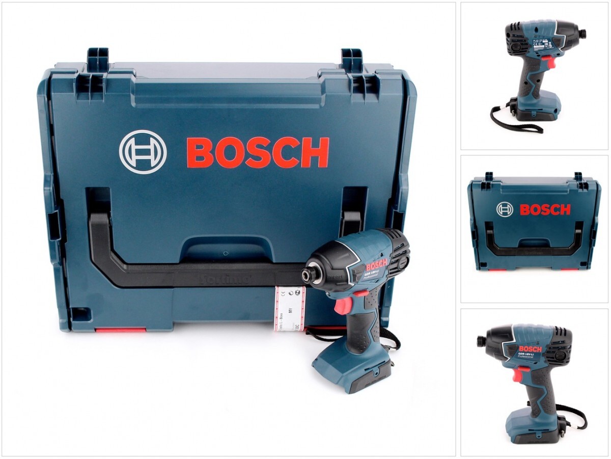 Akumulátorový rázový uťahovák Bosch GDR 18 V-LI 18 V sólo jednotka v L-Boxe ( 06019A130C )