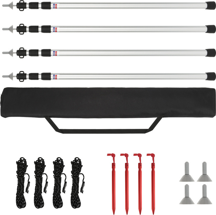 TolleTour 4x Zeltstange Tarpstange Zeltstäbe Kaufland.de