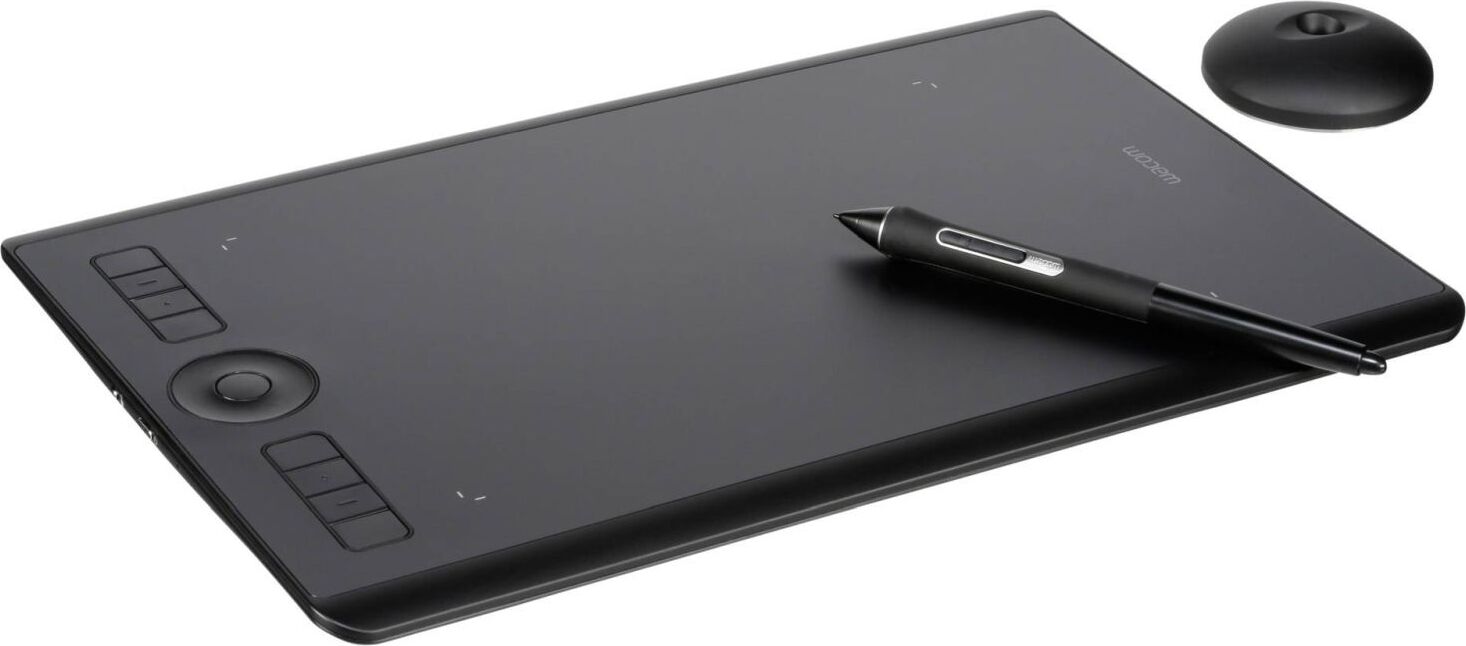 Wacom PTH-660-N Intuos Pro Medium Grafiktablet 2.Generation, Schwarz real-4949268620017