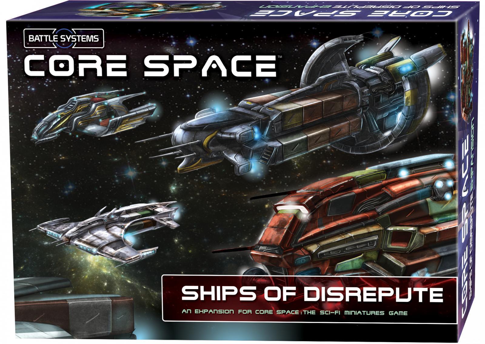 LexShop Kampfsysteme: Erweiterung „Core Space Ships of Disrepute“