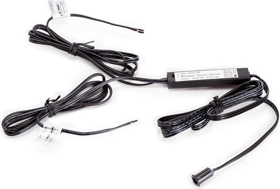 Velleman EtiamPro Einbauschalter mit Sensor de Bewegung, Innenbereich, für Leisten de led 12v/24v, Ein/Aus mit Bewegung de Hand, IR-Sensor, Erfassungsbereich de 5-20 cm, Länge de Cable LQS03