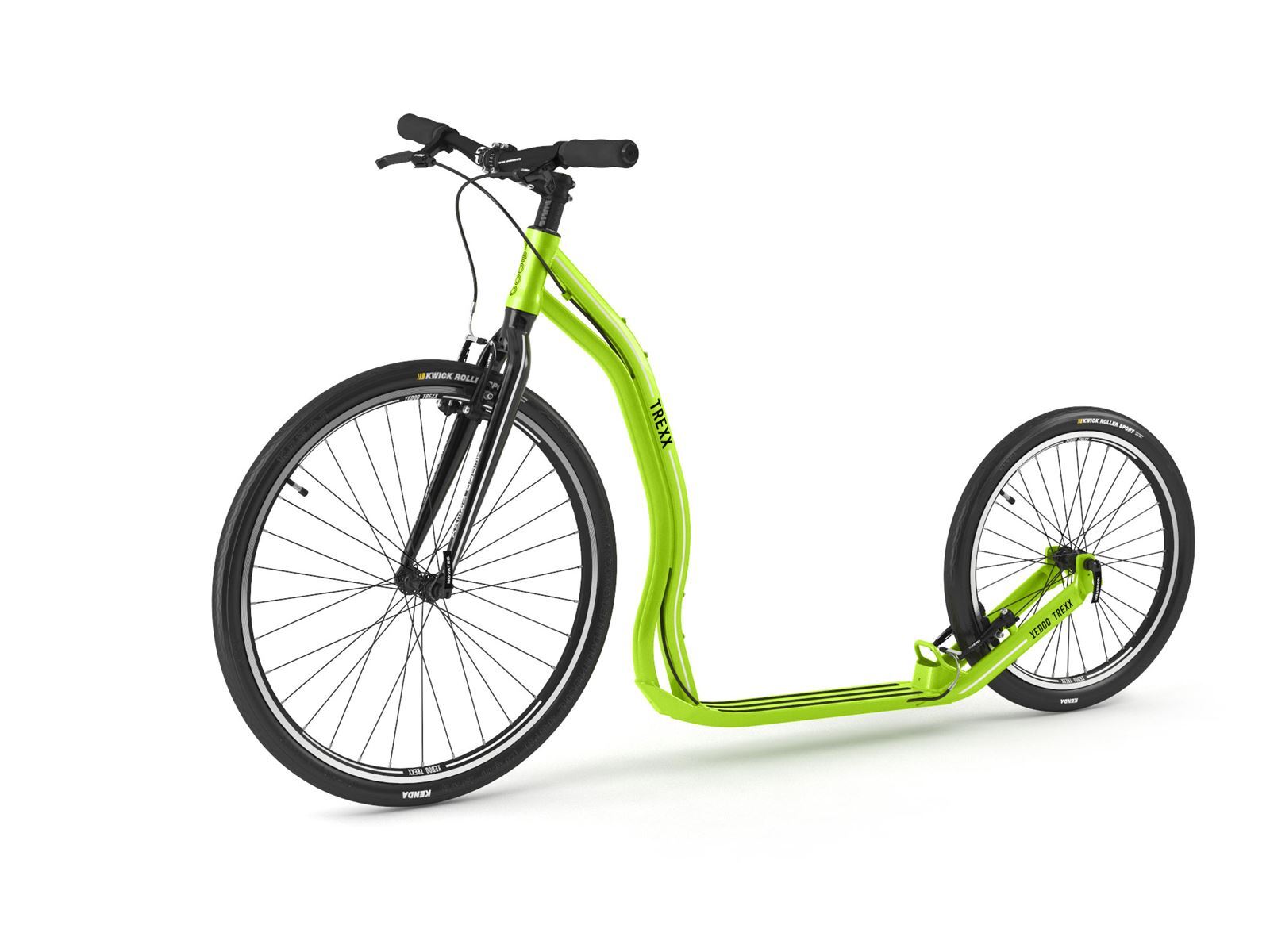 Tretroller Yedoo Trexx 26/20 Alu Roller Scooter Sportroller Rennroller grün Yedoo-12702-Y30-grün