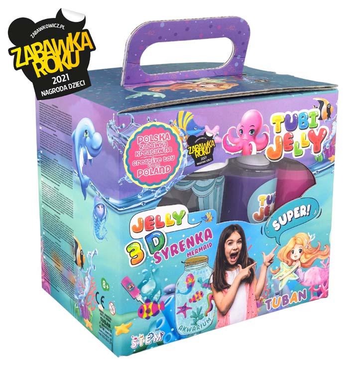 TUBAN TubiJelly 6kol ma³e akwarium Syrenka TU3330 860TU3330