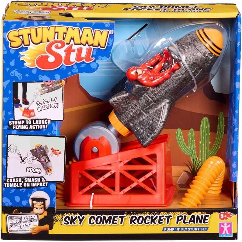 Chillfactor Stuntman Stu Raketenflugzeug Spielzeugflugzeug für Kinder