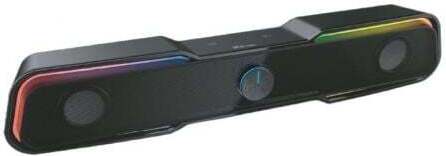 Droxio Nessye RGB Bluetooth Soundbar/ 10W/ 2.0/ Black