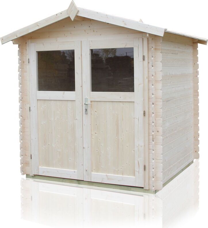 Steiner Shopping Gartenhaus Sommerruhe 4 - 2,40 x 2,40 Meter aus 19 mm Blockbohlen