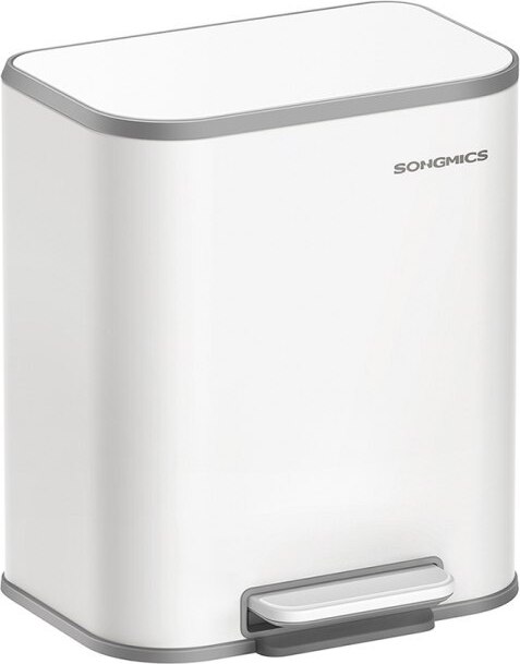 SONGMICS Küchenabfalleimer, 20 Liter Abfalleimer Mit P