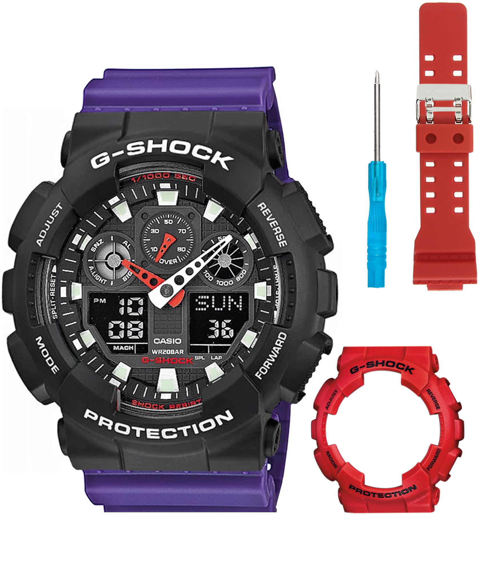 Hodinky Casio G-SHOCK Original GA-100 SET