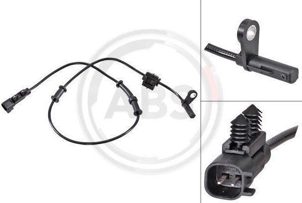 A.B.S. ABS Sensor Raddrehzahl für CHRYSLER 300 C für LANCIA THEMA (LX) 31821