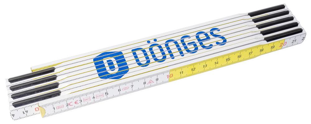 Dönges Holz-Gliedermaßstab 2 m (Messtechnik Gliedermaßstab Gliedermassstab)