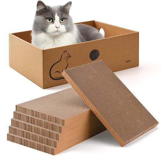 OEM Kartonschalen für Katzen, 6er Pack, 37 x 27 x 13 cm 2026