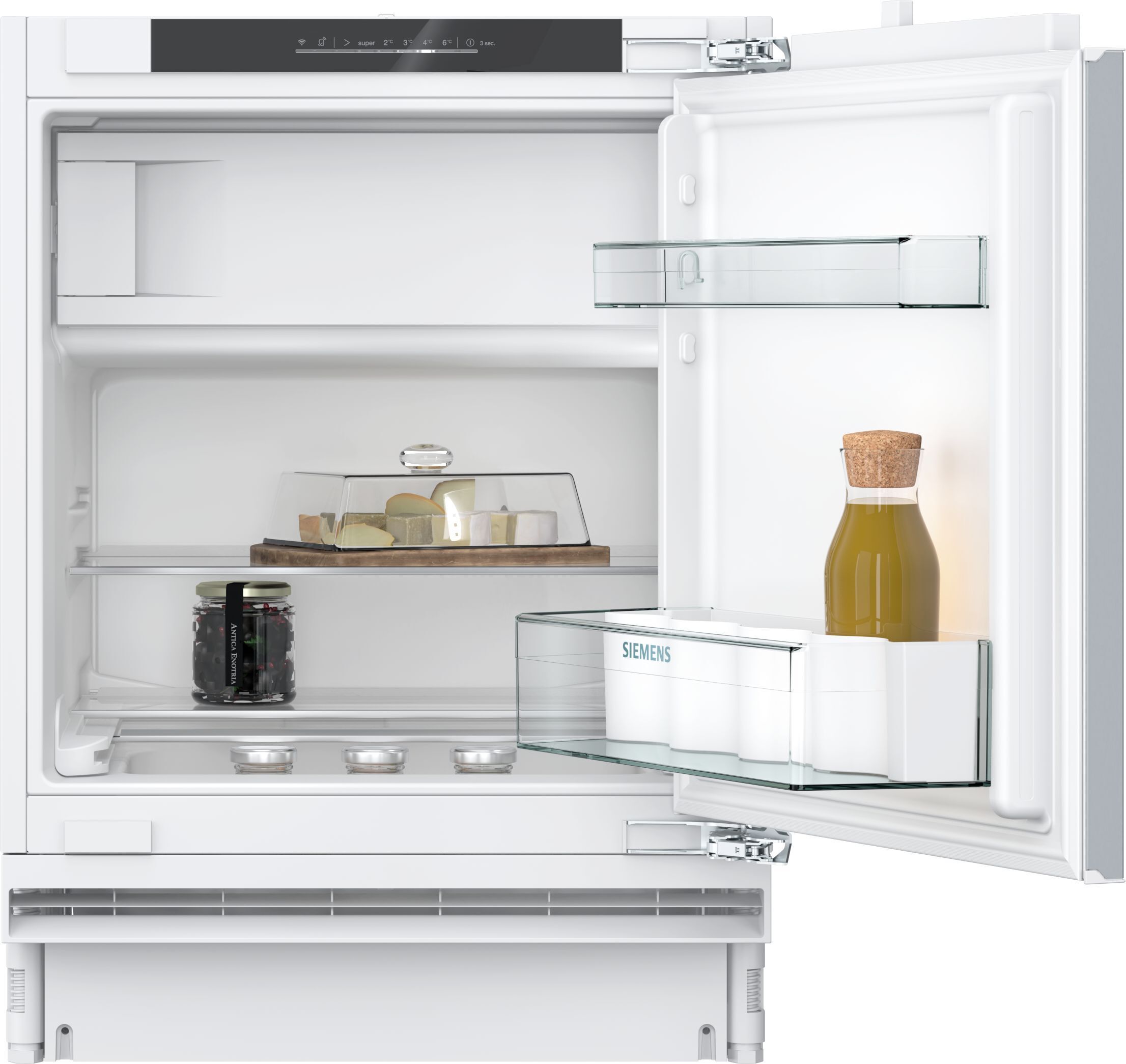 Siemens iQ300 Podstavná chladnička s mrazničkou 82 x 60 cm s plochým závesom KU22LVFD0