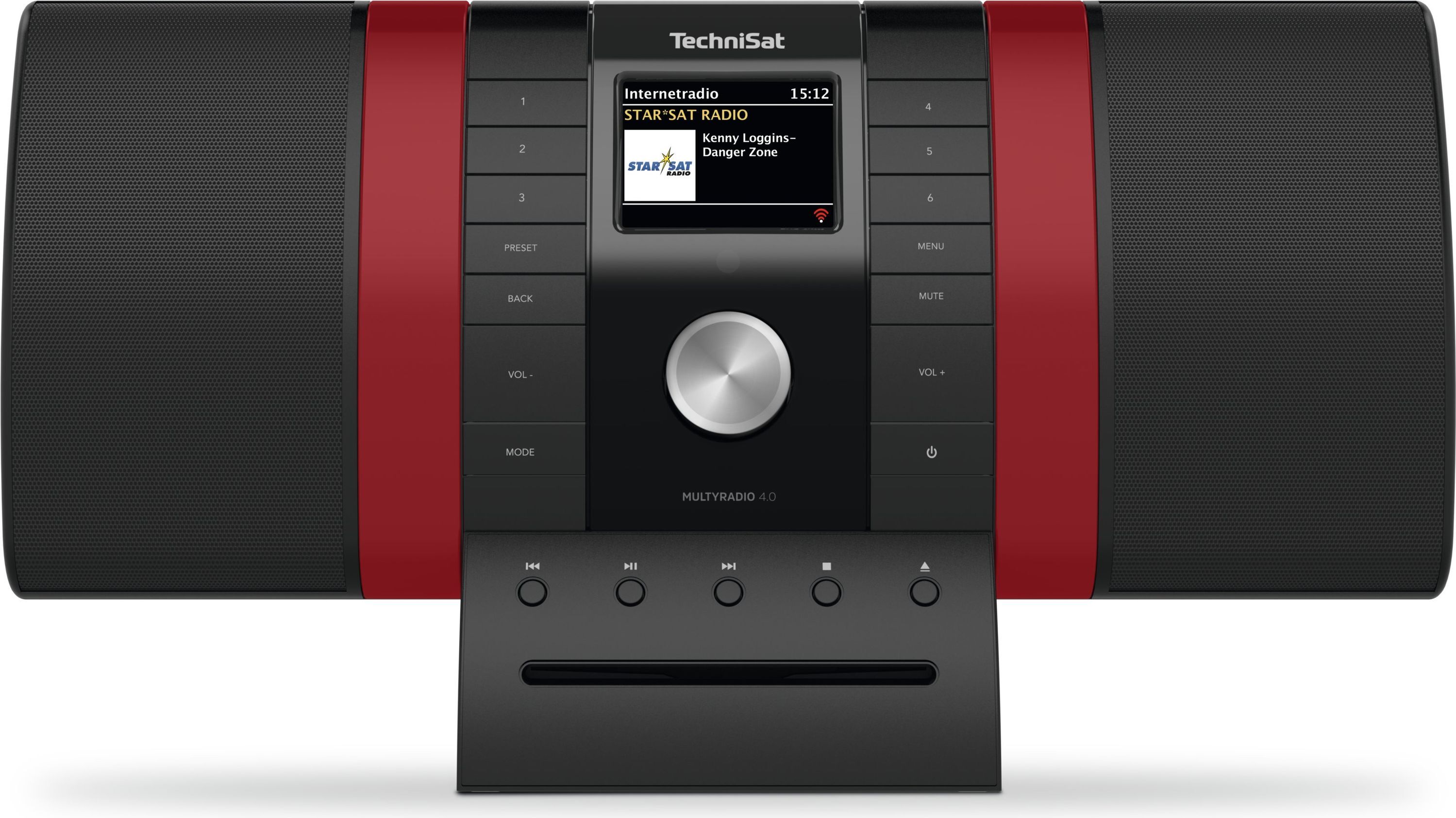 TechniSat MULTYRADIO 4.0 DAB+/UKW/Internet Radio mit CD-Player, Musikstreaming 0002/3920