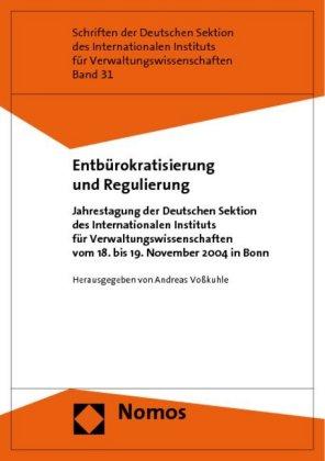 Nomos Entbürokratisierung und Regulierung