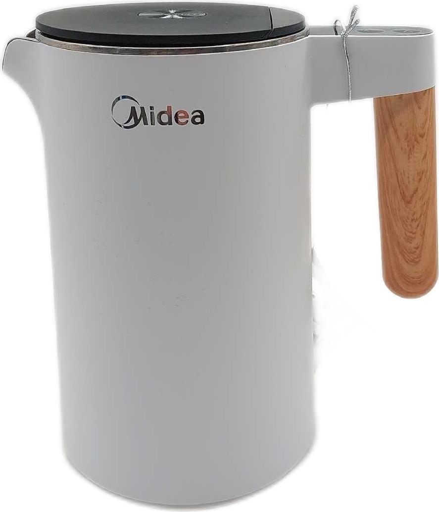 Midea Wasserkocher Edelstahl Temperatureinstellung 1,5 Liter 2200W Wasserkocher Energiesparend