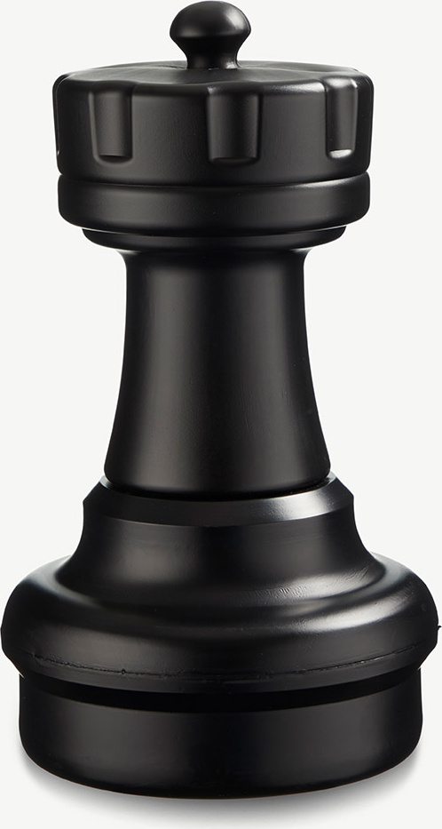 Ubergames - Schachfigur - Turm 45 cm - Schwarz - Geeignet für Ubergames Schachspiel