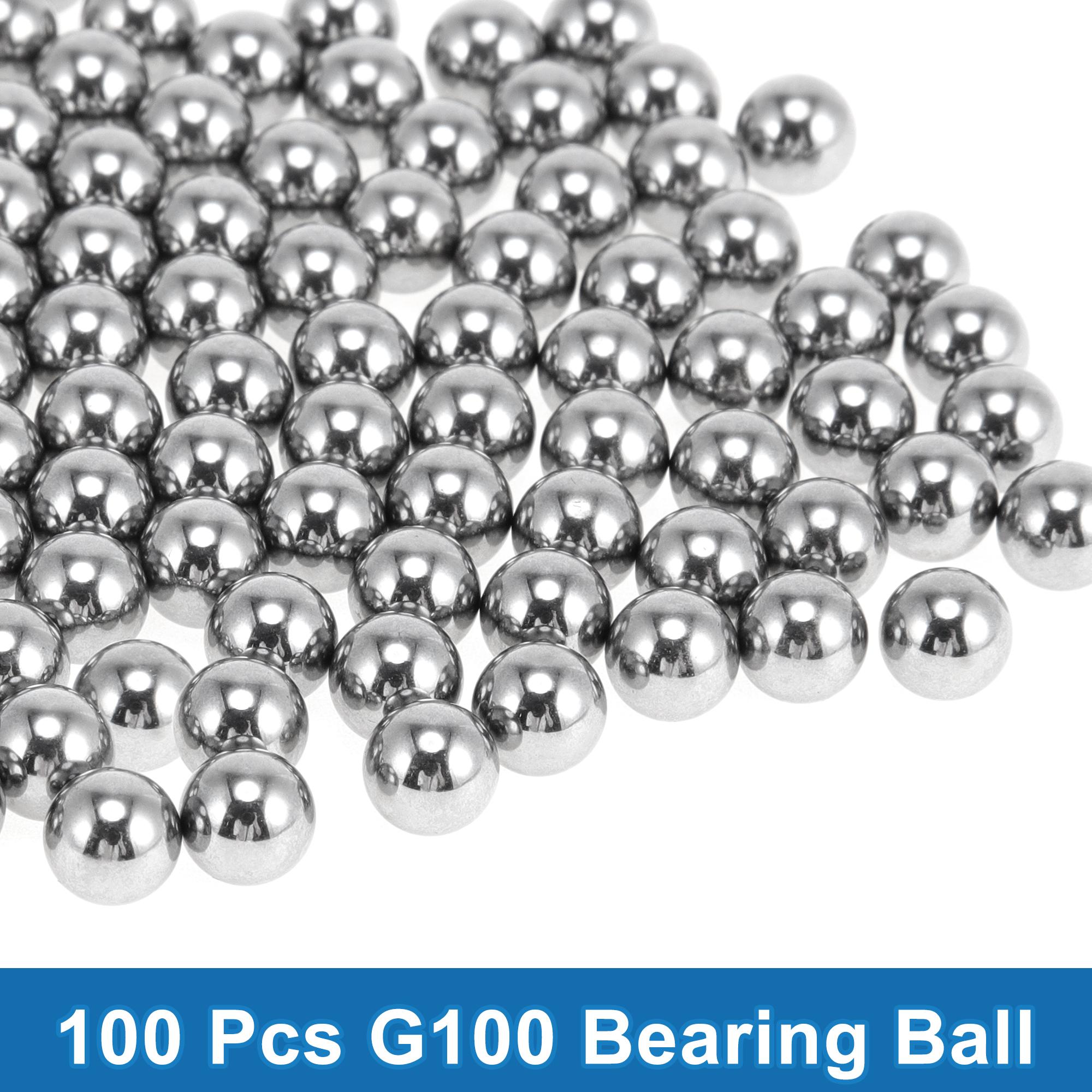 100 Billes En Acier Inoxydable 9.5mm 201, Précision G100 - Uxcell