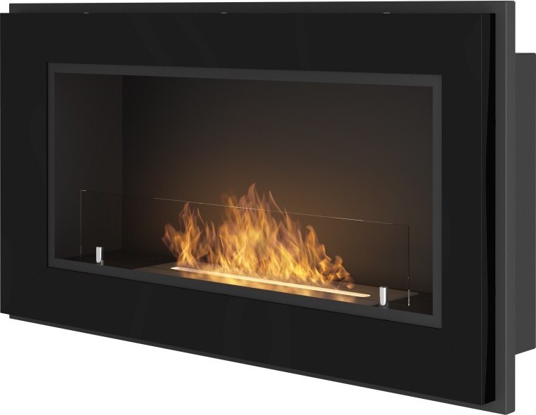 Rám 900 SimpleFire vstavaný krb na bioetanol s čiernym sklom