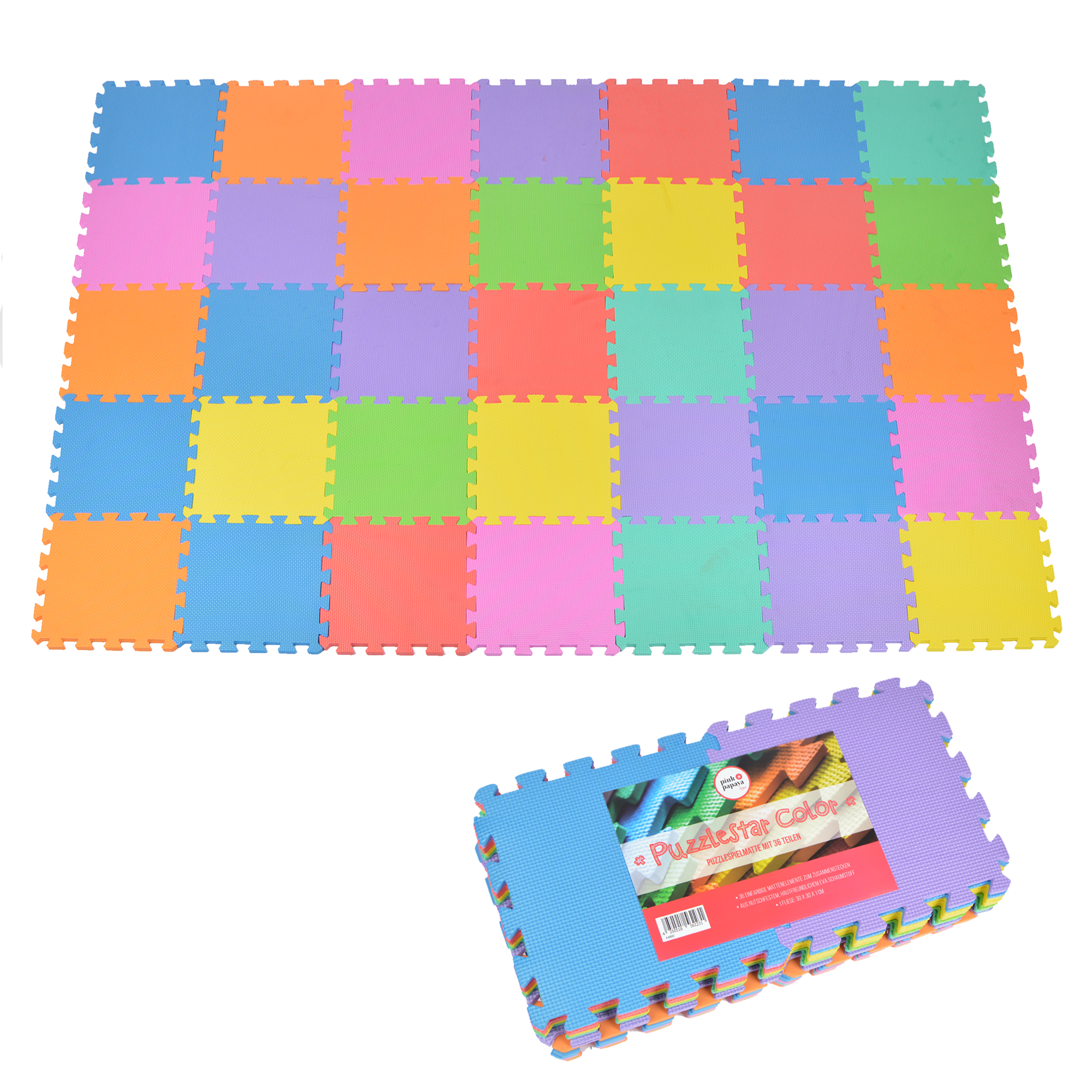Pink Papaya Puzzlematte Puzzlestar Color 36