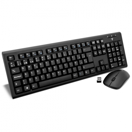 Tastatur mit Maus V7 CKW200ES V7 348963