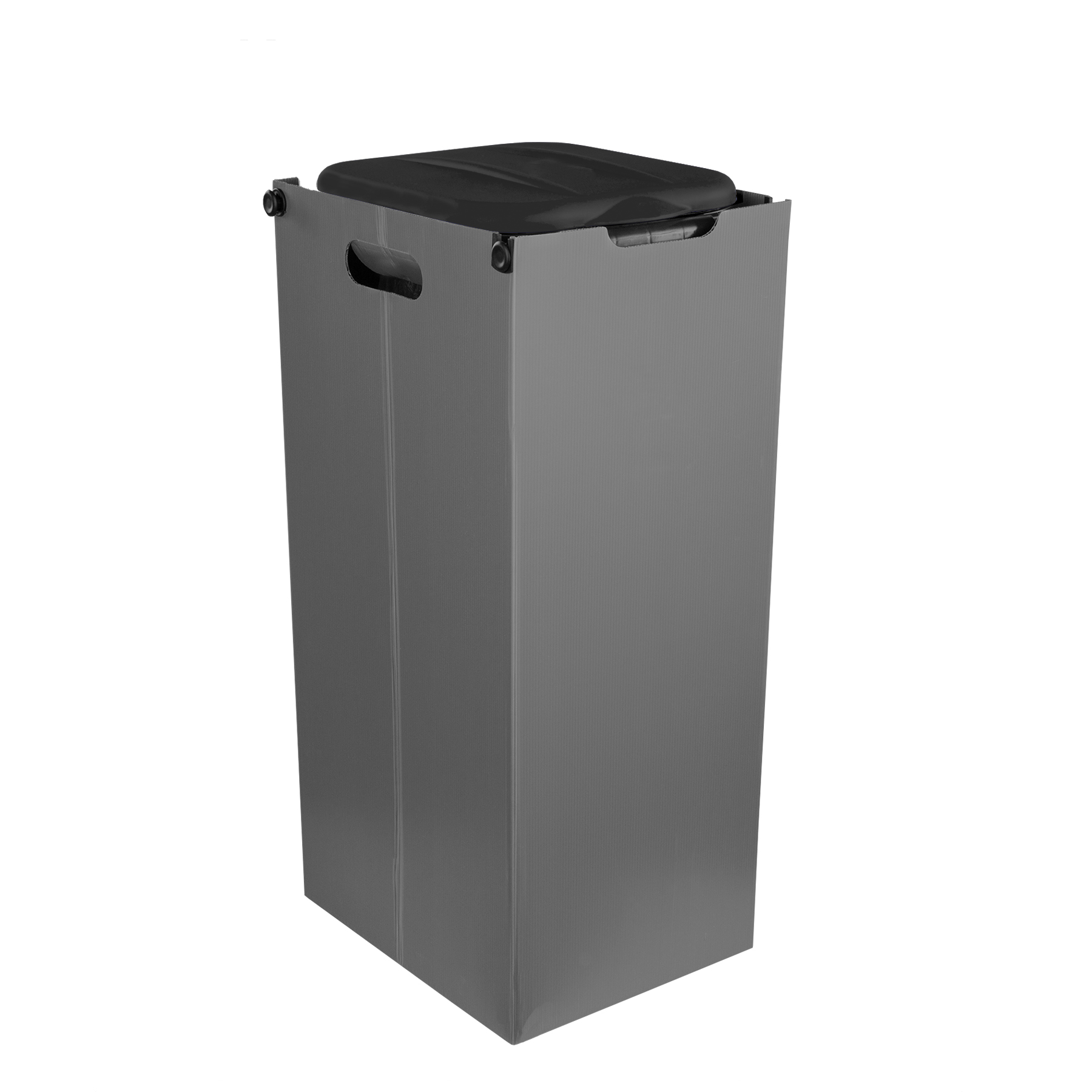 BigDean Müllsackständer EasyFix GELB 120L - Müllbeutelhalter mit