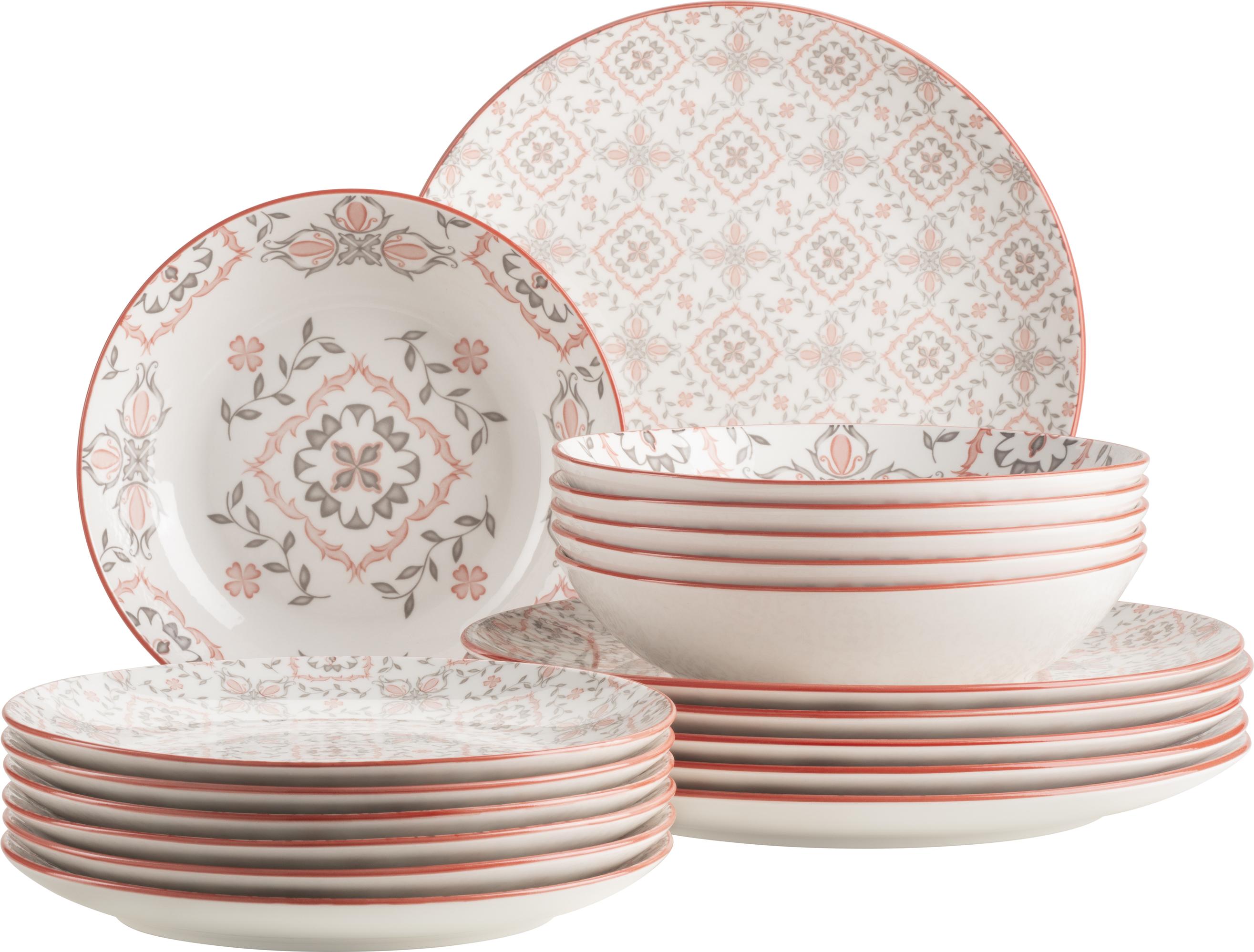 Teller Set, Porzellan Teller Set, Porzellan Granada Mäser