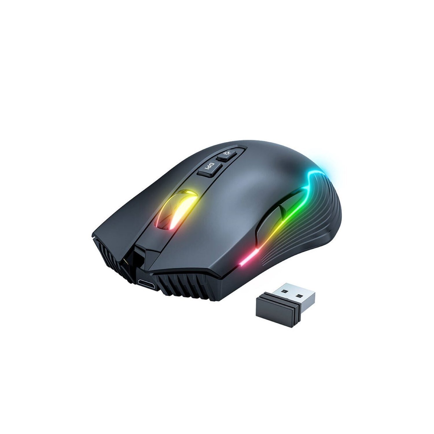 ONIKUMA CW905 Gaming Maus Schwarz - Bluetooth Maus - Gaming ohne Kabel H-668