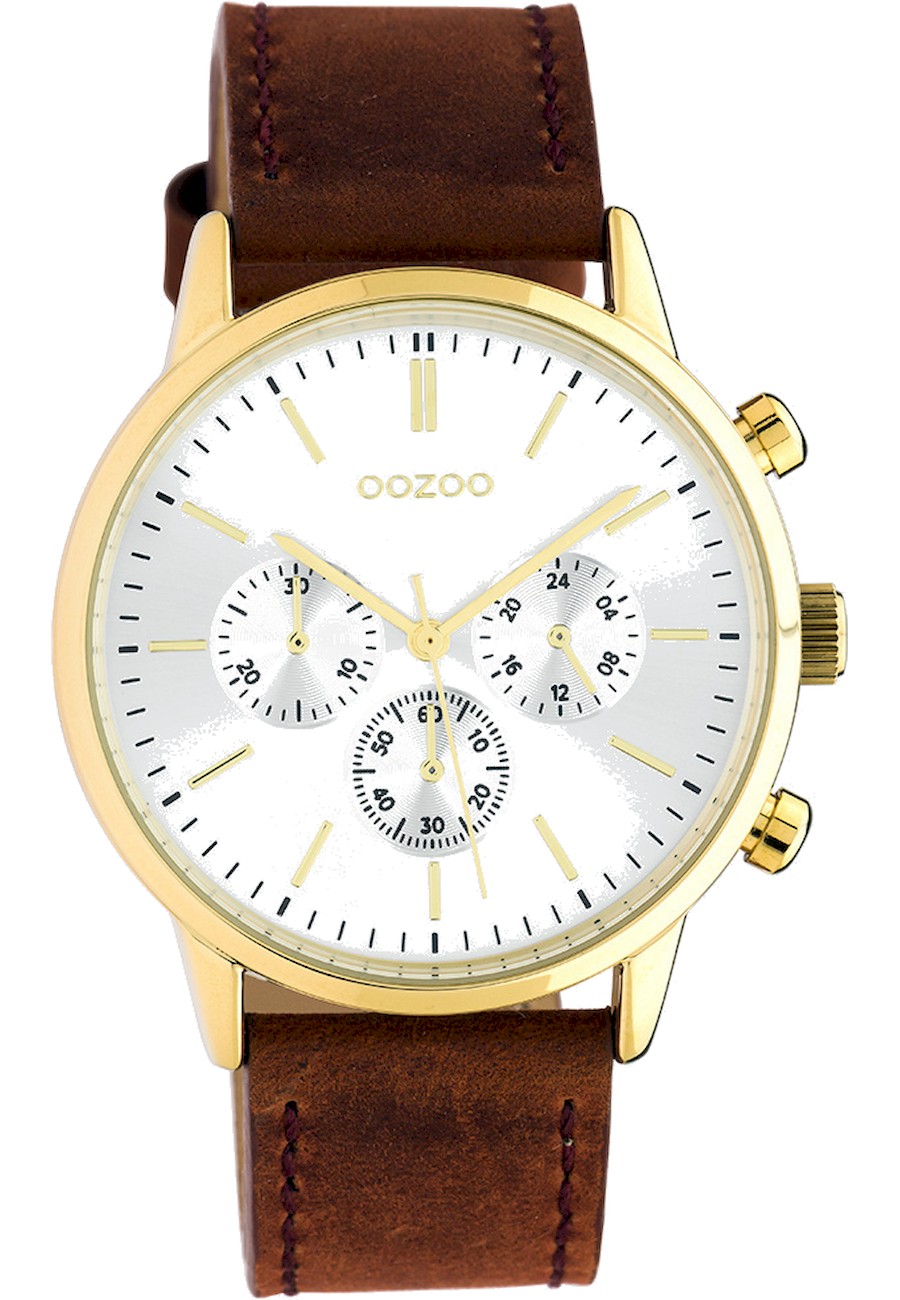 Oozoo - Dámske hodinky - C10597 - Hnedé zlato