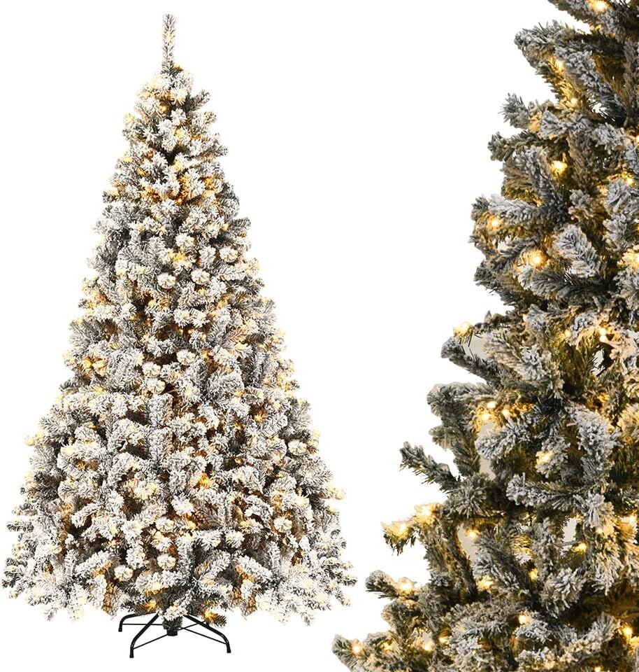 Sapin Noir Sapin De Noël Noir Artificiel 225 Cm - 1258 Branches PVC - Pour Halloween, Fêtes - Montage Rapide, Support Métal - Décoration Originale Sapin Noir Montage Rapide