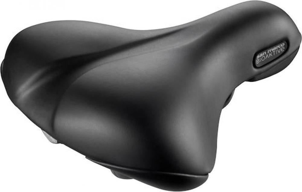 San Marco Biofoam City Large Unisex-Sattel 60-90° Mattschwarz
