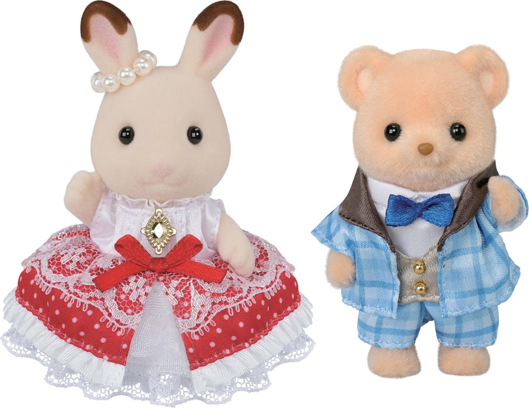 Sylvanian Families 40. Jubiläum: Freya & Theo Freunde Figurenset, Spielfiguren, Spielfigur, Figur, 5843