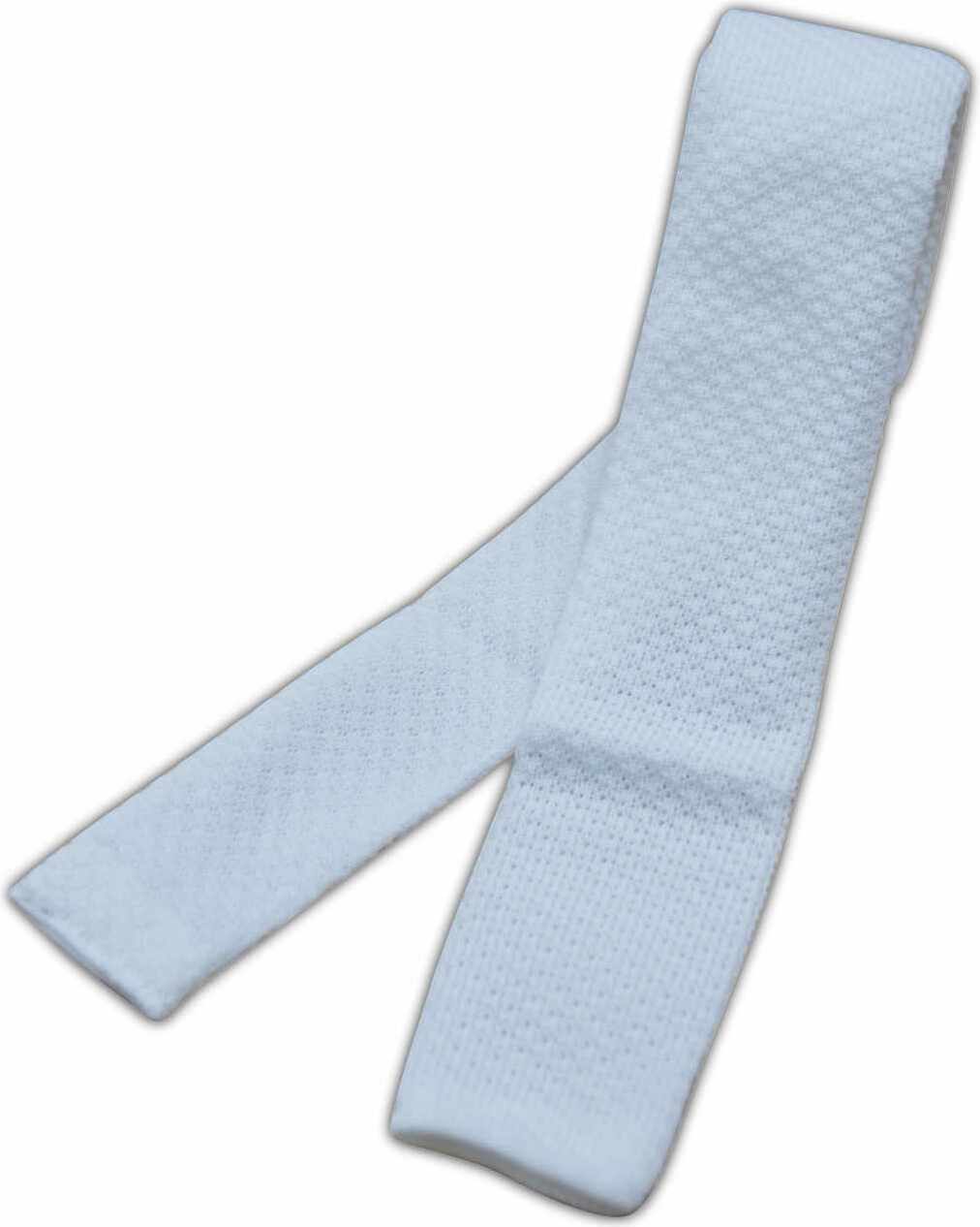 AMKA Strickkrawatte, weiß