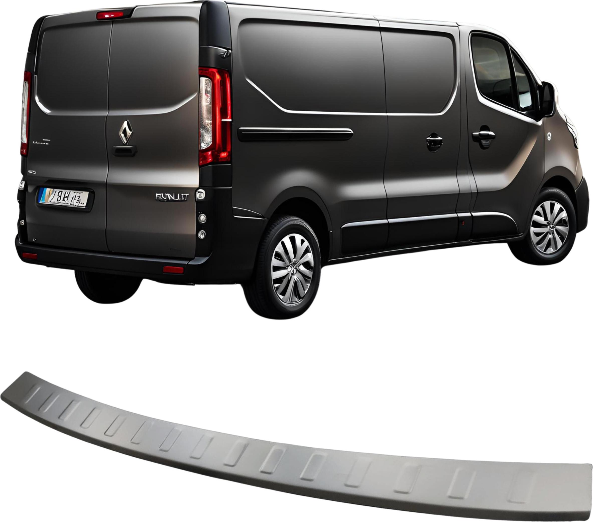 5K Parts Heckklappenzierleiste Edelstahl Chrom Renault Trafic 2015-