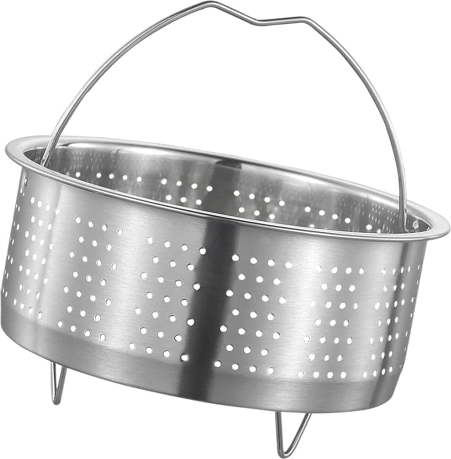 Markenlos Edelstahl Dampfgarer für Töpfe - Dampfgarer Einsatz rund 20 cm
