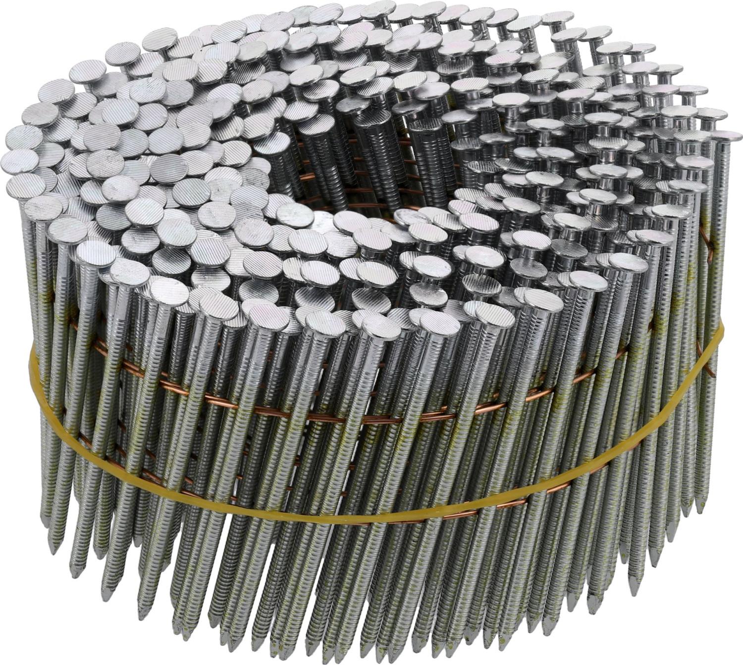 TRIZERATOP Coilnägel, Trommelnägel verzinkt 64 x 2,5 mm, 3600 Stück TRI-72018