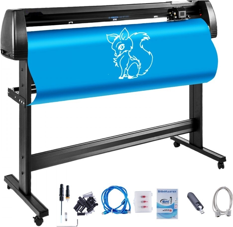 StarTech 53-Zoll Vinyl-Schneideplotter 1350mm - Desktop-Maschine mit Software, Schneideplotter - Komplettes Set - Profi Schneideplotter KZJ-1350SDJC00001V2