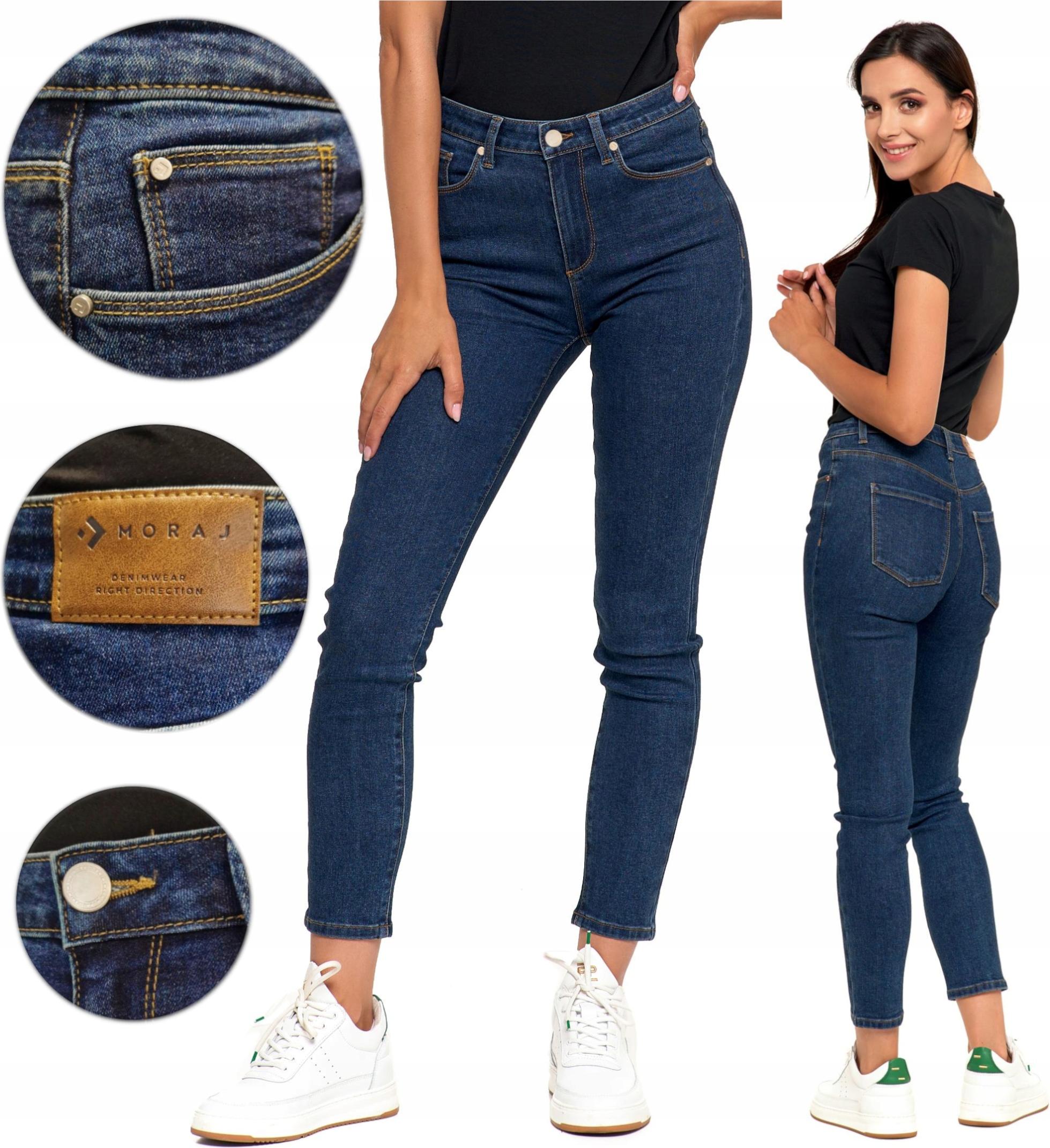 Damen Jeans Skinny High Waist Bequem MORAJ Größe 36