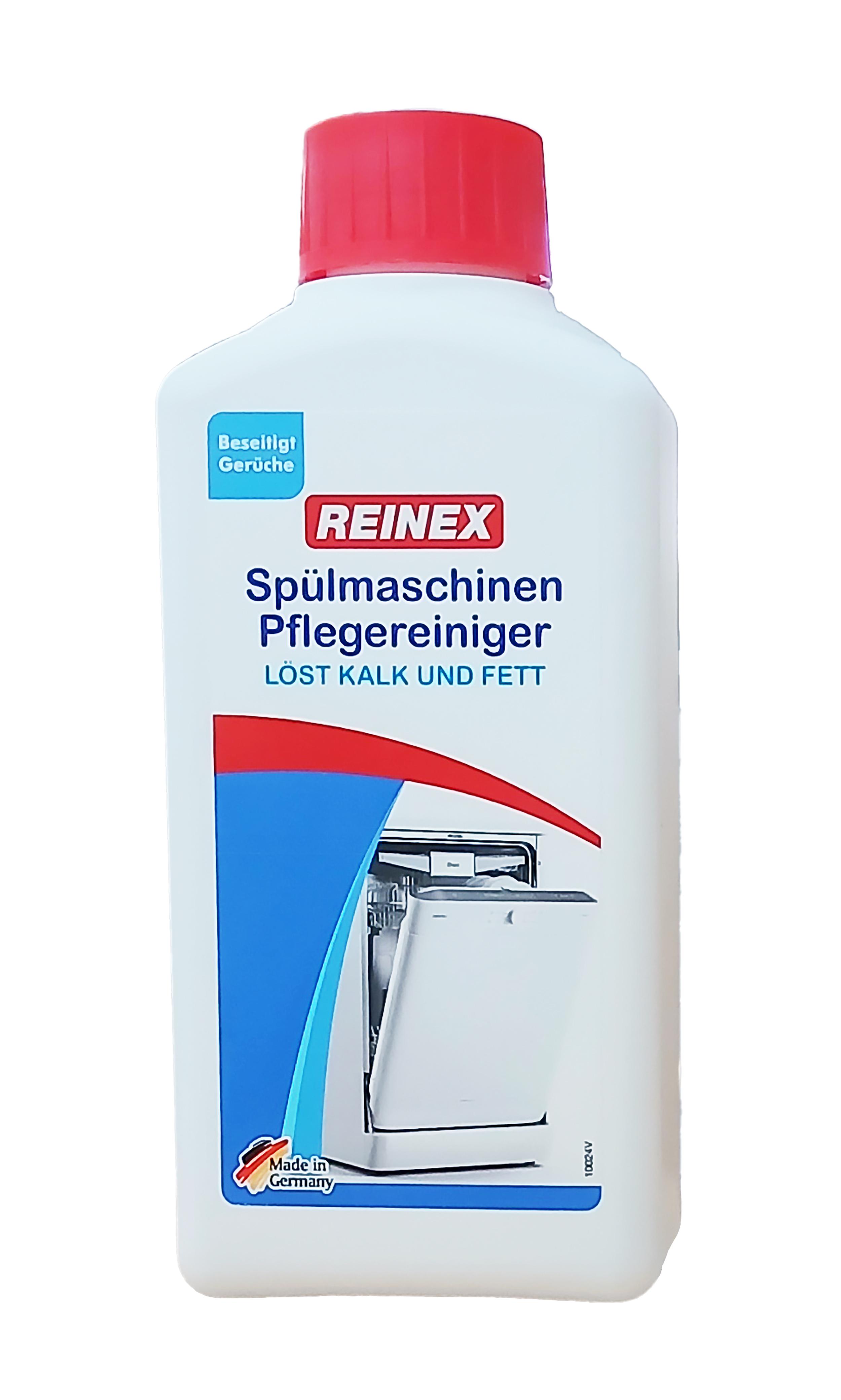 REINEX SPÜLMASCHINEN PFLEGEREINIGER 250ml Fett & Kalklöser Spülmaschinenreiniger Maschinenpfleger Spülmaschine Reiniger Pflege 2