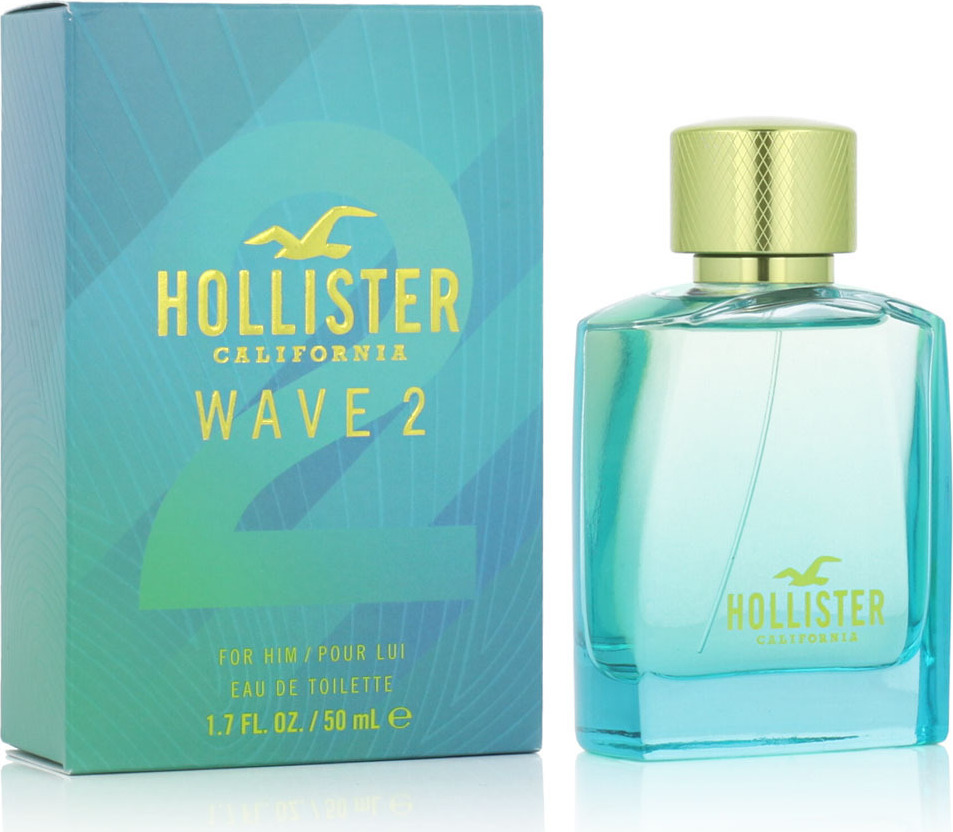 Hollister California Wave 2 For Him toaletná voda pre neho 50 ml Vaporizador