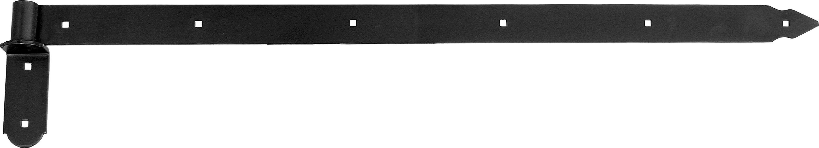 KeyMet Ladenband Ladenbänder Torbänder Kloben Türbänder Türband Torband - Auswahl: Ladenband 1200 mit Kloben Schwarz