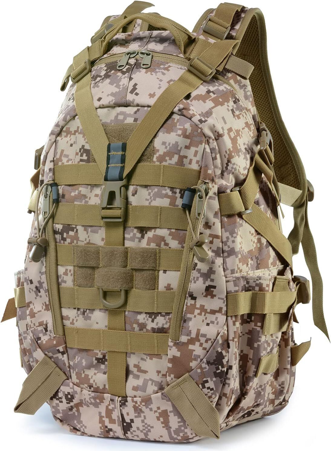 odsellingaaa Herren-Rucksack für Wanderungen, Camping und Reisen, im Tarnmuster für Outdoor-Sportarten, YH004