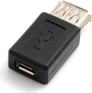 SYSTEM-S OTG Adapter USB A Host Eingang zu Micro USB Eingang Adapter On-The-Go Host Kabel