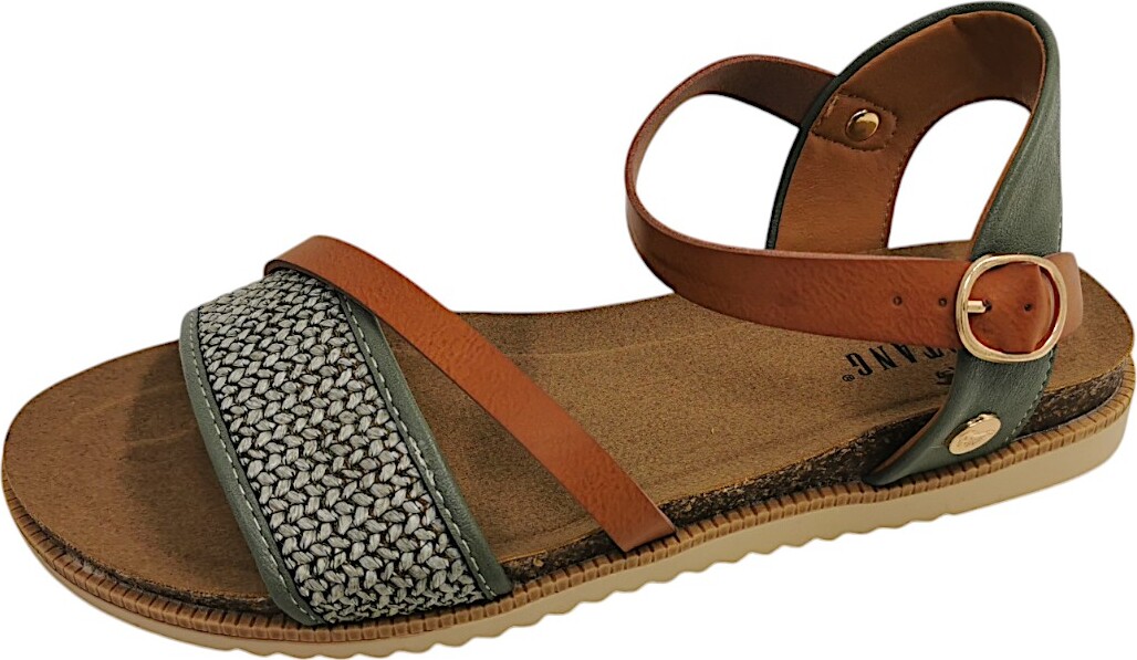 MUSTANG Freizeitsandale grün 42 1392808-750