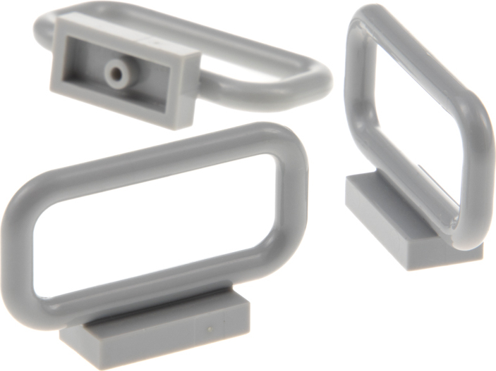 3x Lego plot 1x4x2 nový-svetlo šedý plot zábradlie zábrana zábradlie 4211584 6187