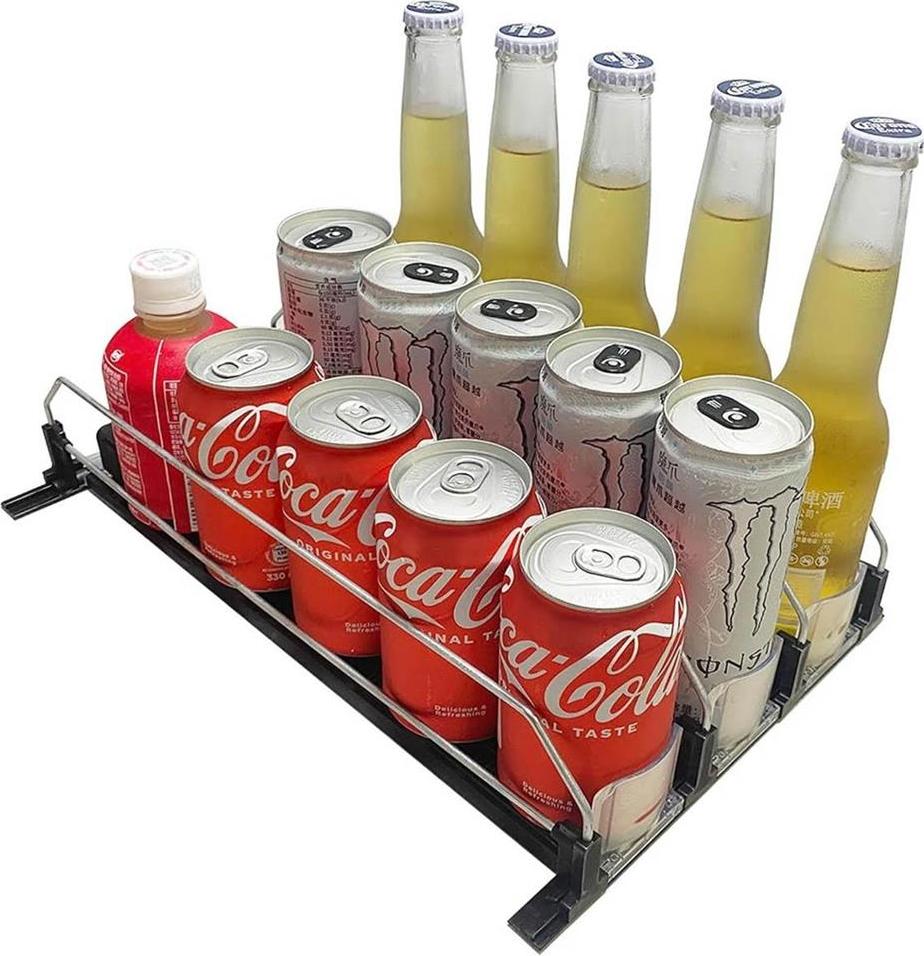 Yositochuan Kühlschrank Dosen Getränke 25 * 38 cm Flaschenhalter für optimalen Getränkeservice in Geschäften