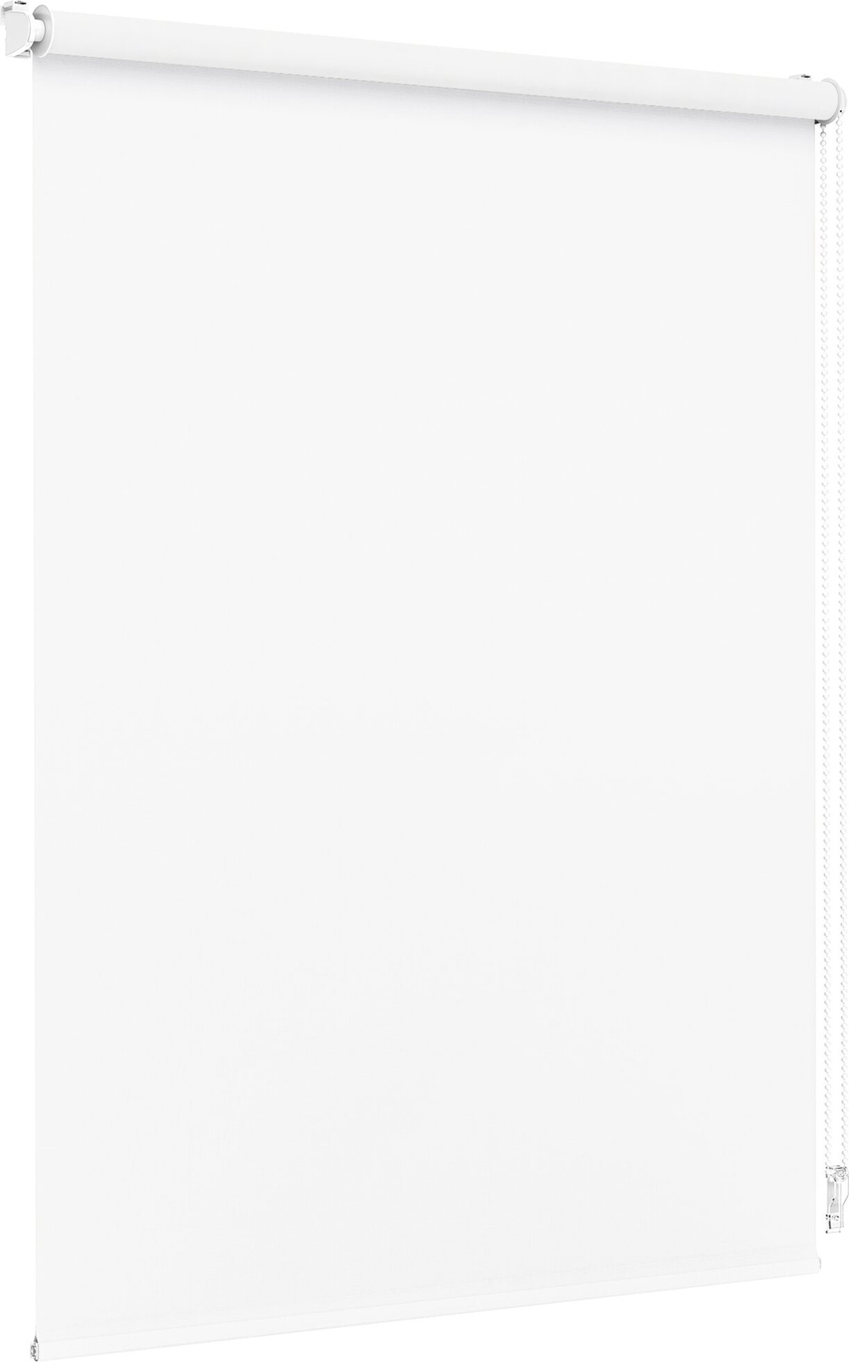 JALOUSIESCOUT Rollo mit Klemmmontage / Lichtdurchlässig, 140 x 230 cm, weiß ohne Bohren, für Fenster und Türen 1000025149VFR0001350