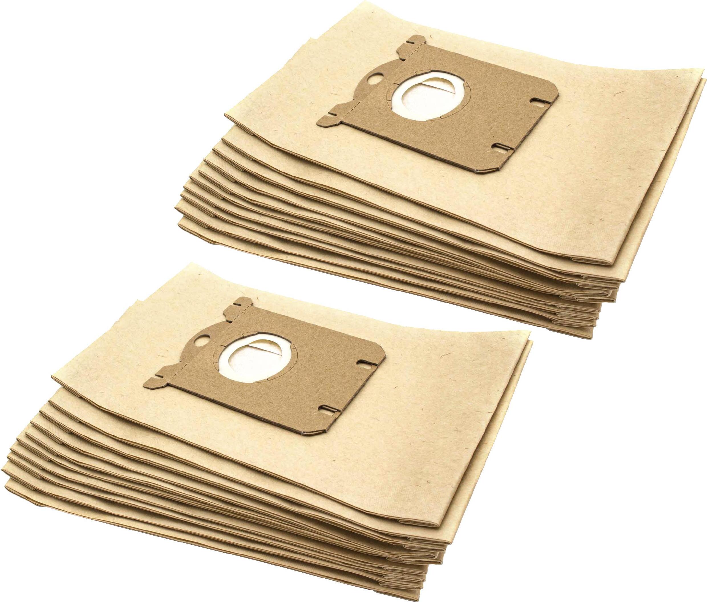 vhbw 20x Staubbeutel kompatibel mit Philips FC 8233 SmallStar, FC 8231 SmallStar, FC 8232 SmallStar, FC 8230 Small Star, FC 8230 SmallStar - braun