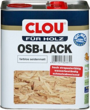 Clou OSB Lack 3,0 Ltr. für Holz seidenglänzend 945360