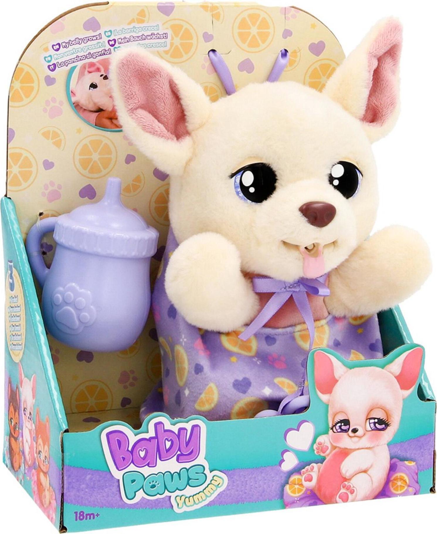 Baby Paws Yummy Chihuahua interaktiver Plüschhund braun Kuscheltier IM926370