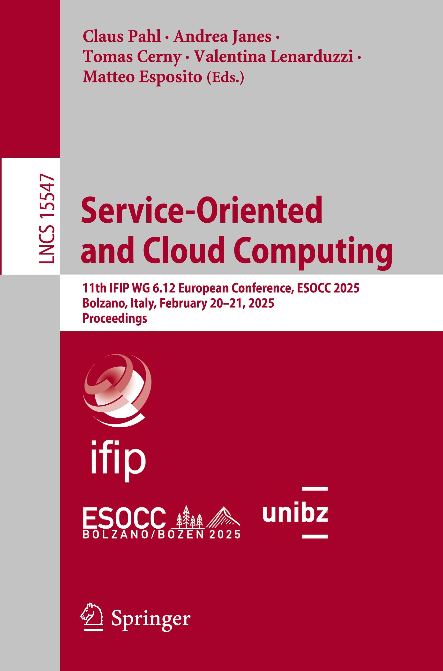 Sonstige Verlage Service-Oriented and Cloud Computing